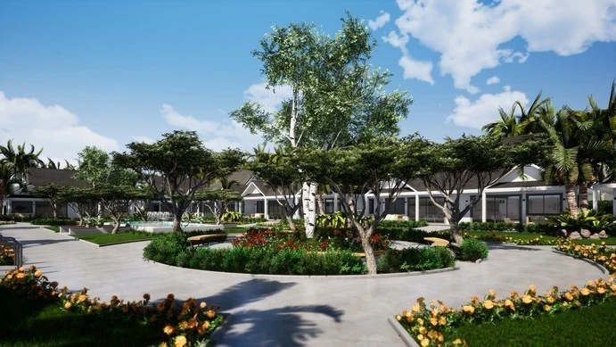 Garden court · design visualization